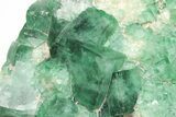 Green, Fluorescent, Cubic Fluorite Crystals - Madagascar #210470-4